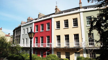 Terraced housing in Bristol